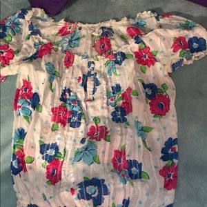 off the shoulder blouse